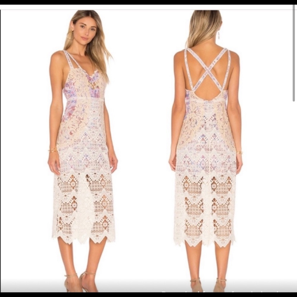Free people still life midi dress